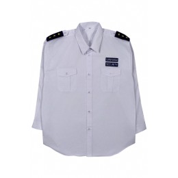 Bulk order of white long-sleeved shirts, security epaulette design,White epaulette long-sleeve shirt with two patch pockets,White epaulette Shoulder Boards Badge  (Size: 13cm x 5cm), Canadian security company, building doorman uniform, security long-sleev Bulk order of white long-sleeved shirts, security epaulette design,White epaulette long-sleeve shirt with two patch pockets,White epaulette Shoulder Boards Badge  (Size: 13cm x 5cm), Canadian security company, building doorman uniform, security long-sleev